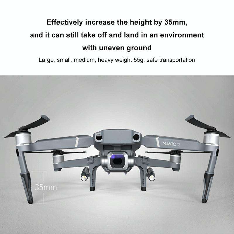 PGYTECH P-HA-030 LED Night Flight Light Shock Absorption Landing High Stand for DJI Mavic 2