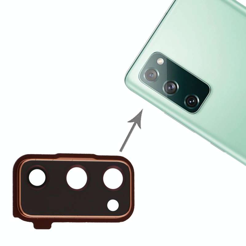 For Samsung Galaxy S20 FE Camera Lens Cover (Gold)
