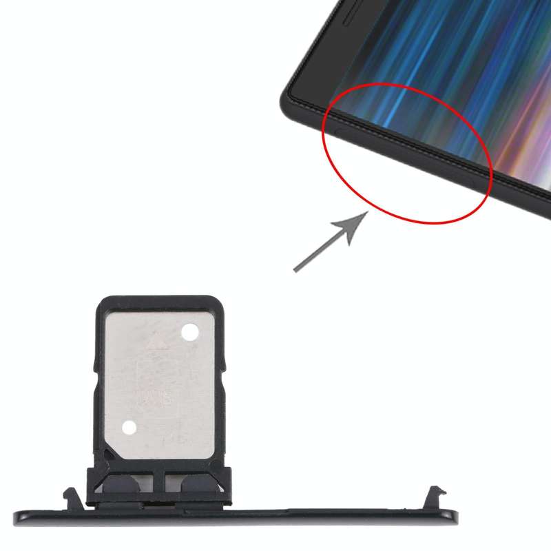 SIM Card Tray for Sony Xperia 10 Plus (Black)