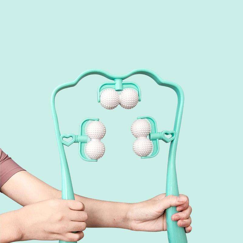 Handheld Cervical Shoulder And Neck Massager(Blue)