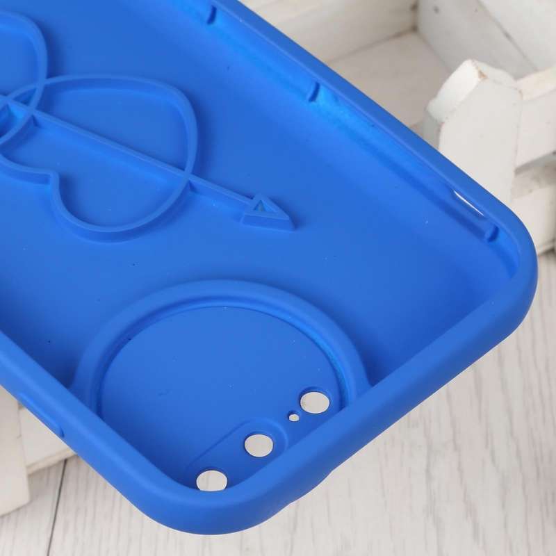 For iPhone 8 Plus / 7 Plus Liquid Airbag Decompression Phone Case(Blue)