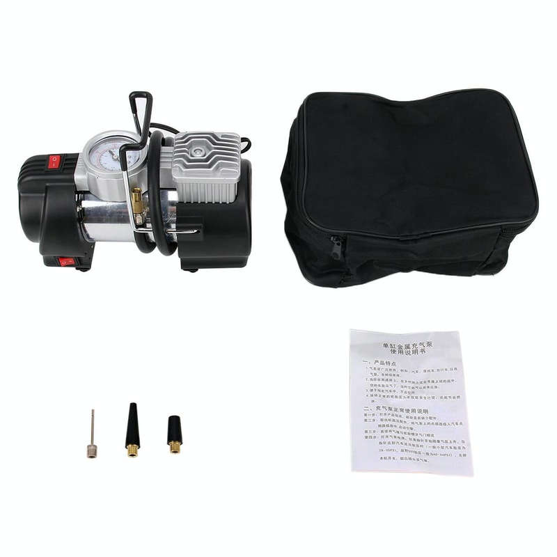 Portable 4X4 Heavy Duty Air Compressor 12V 150PSI 35LPM Pump Tire Inflatable Pump Car Tool with W...