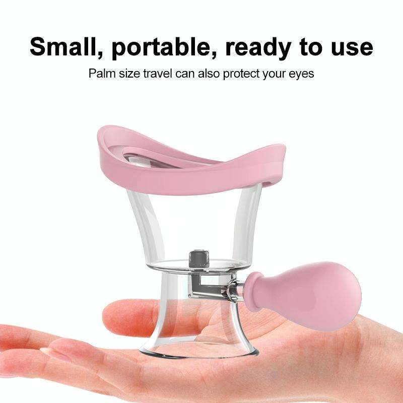 LSHOW YJK121 Extrusion Flushing Eye Cup Eyewash Instrument (Blue)