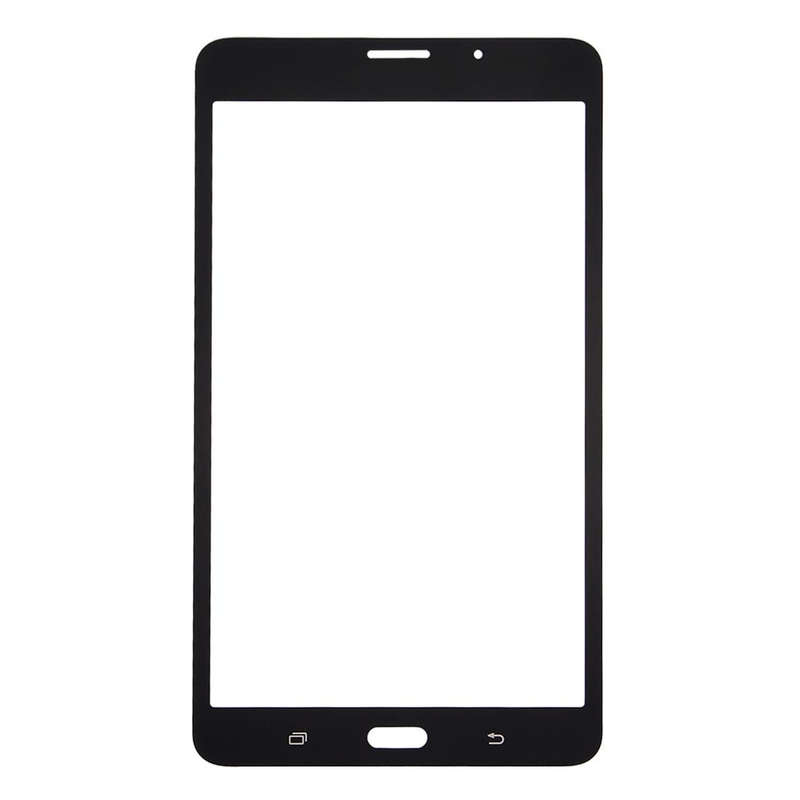 For Galaxy Tab A 7.0 LTE (2016) / T285 Front Screen Outer Glass Lens (Black)