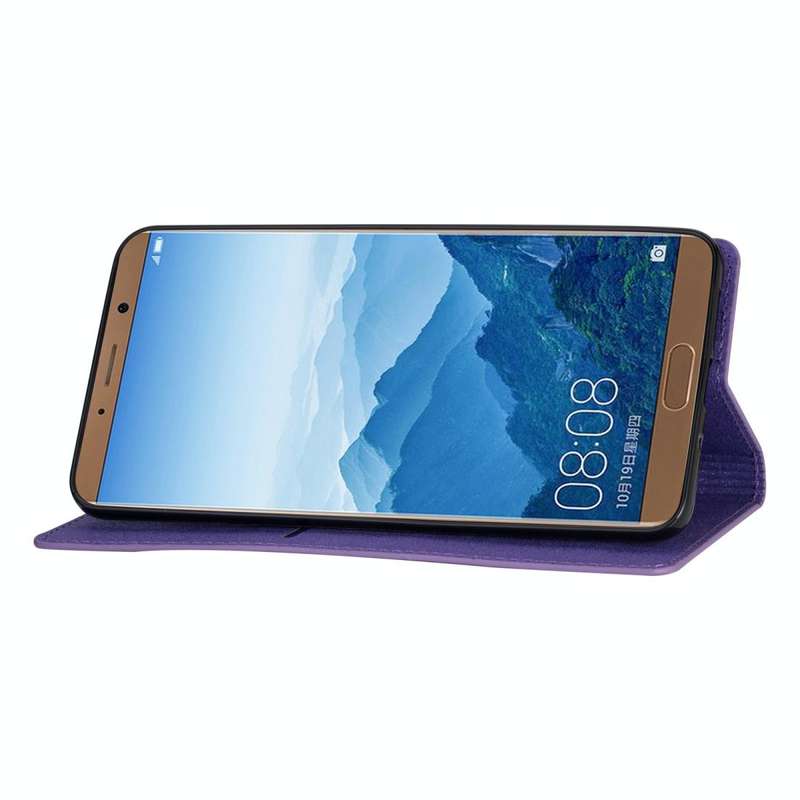 For Huawei Mate 10 Pro Ultrathin Glitter Magnetic Horizontal Flip Leather Case with Holder & Card...