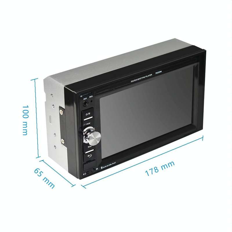 A2115 6.2 inch Car Dual DIN HD MP5 Player Support Bluetooth / FM / Phone Link / TF Card with Remo...