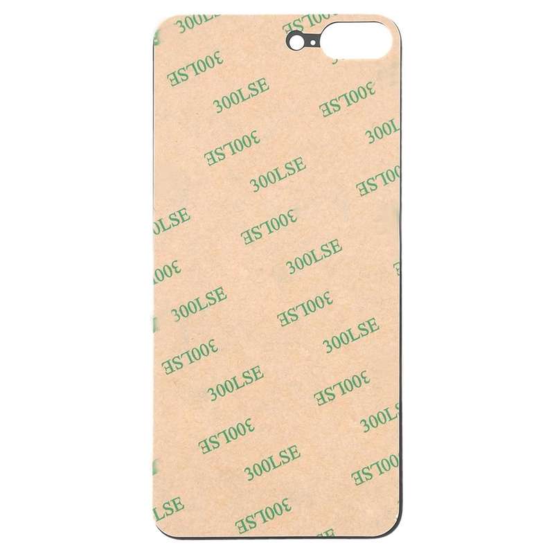 Easy Replacement Big Camera Hole Glass Back Battery Cover with Adhesive for iPhone 8 Plus(Gold)