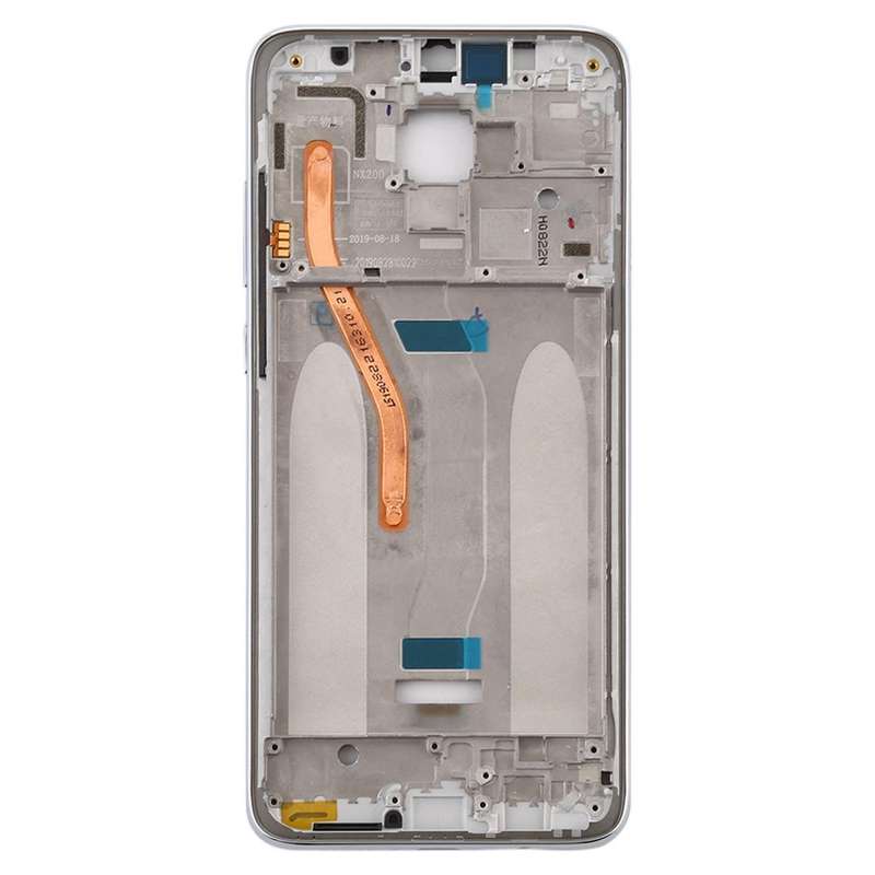 Front Housing LCD Frame Bezel Plate for Xiaomi Redmi Note 8 Pro (Double SIM Version)(White)