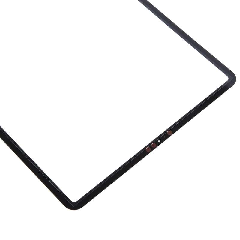 For iPad Pro 12.9 2018 2020 Front Screen Outer Glass Lens with OCA Optically Clear Adhesive(Black)