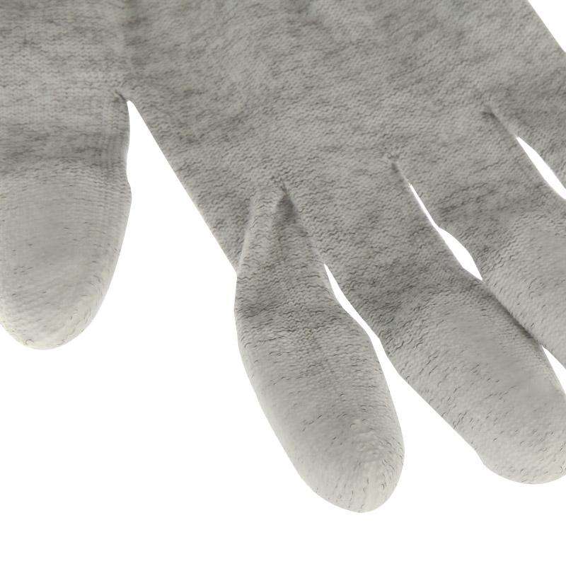 Anti Static ESD Safe Universal Size PU Fingertip Coating Gloves for Computer / Electronic / Phone...