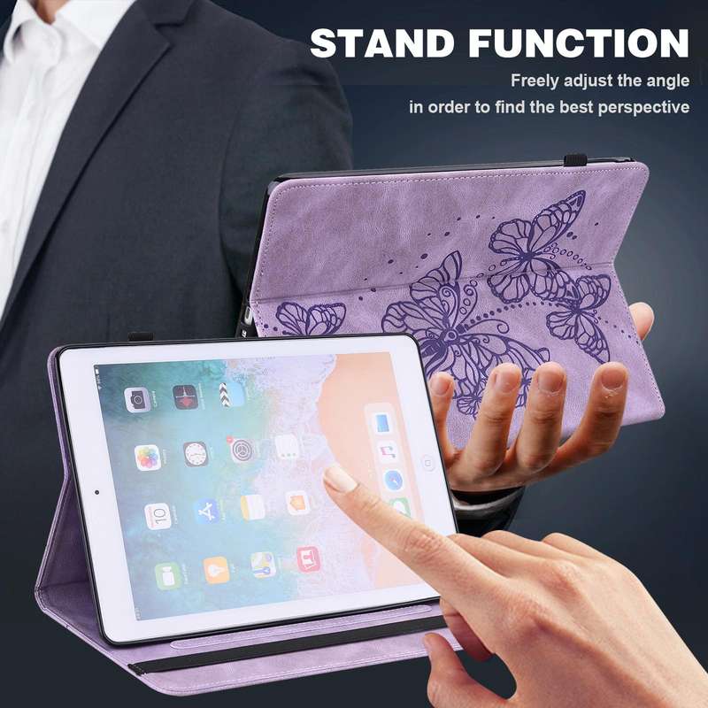 For Samsung Galaxy Tab S6 Lite P610/P615 Embossed Butterfly Pattern Horizontal Flip Leather Table...