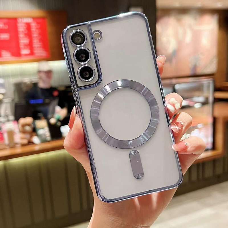 For Samsung Galaxy Note 20 MagSafe Electroplating TPU Phone Case(Sierra Blue)