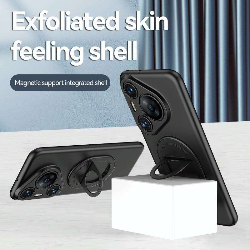 For Huawei Pura 70 Pro / Pura 70 Pro+ Magsafe Hidden Fold Holder Full Coverage Shockproof Phone C...