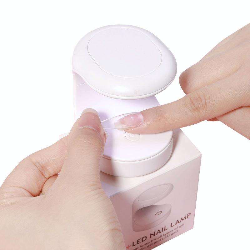 USB Mini Nail Phototherapy Lamp Nail Polish Baking Lamp, Color: Black