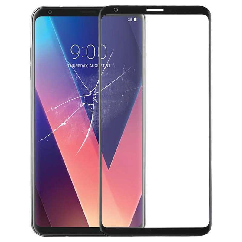 Front Screen Outer Glass Lens for LG V30 (Black)