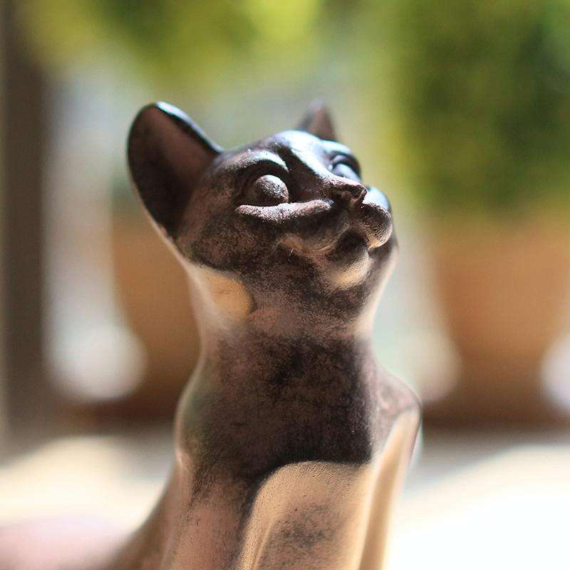 Yoga Cat Animal Figurine Home Decoration Crafts( Upper Dog)