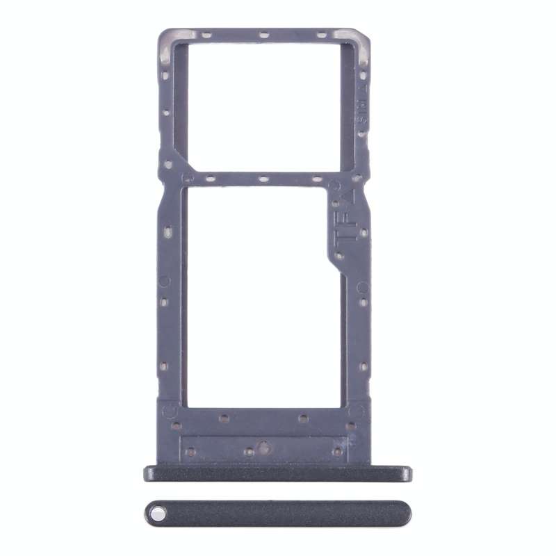 For Alcatel 1SE 2020 5030 SIM Card Tray + Micro SD Card Tray (Grey)