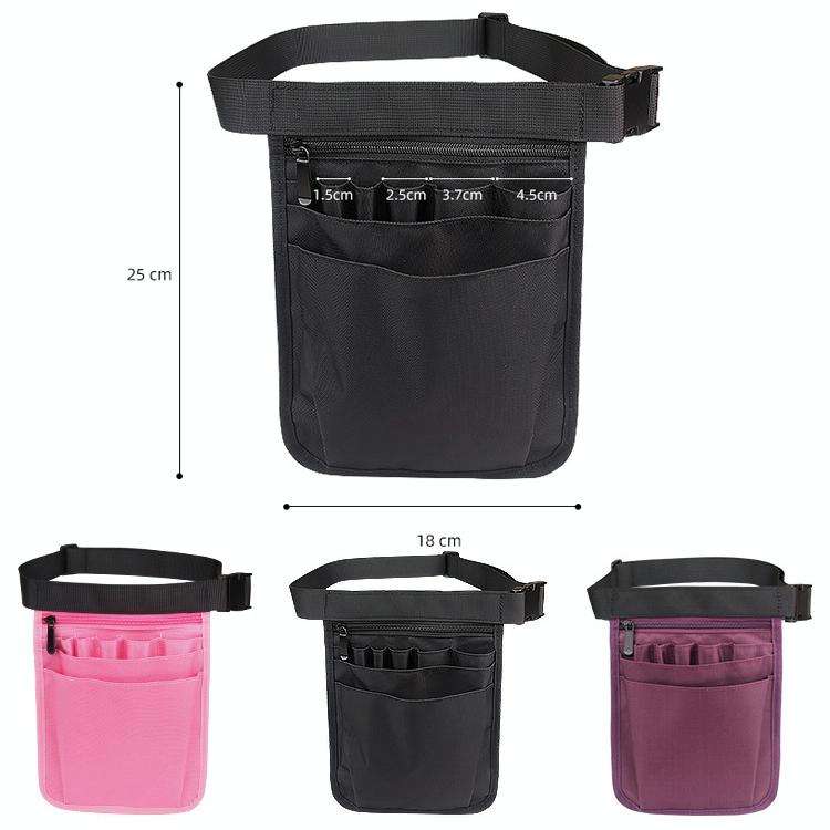 Nurse Tools Pockets Medical Staff Universal Storage Bag(Pink)