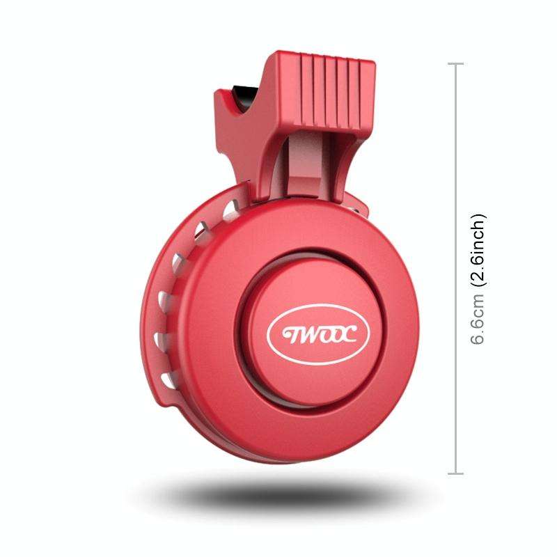 USB Mountain Bike Horn Bicycle Electric Horn (Red)
