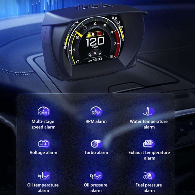 AP-5 Head-Up Display OBD GPS Slope Meter 3 System Driving Computer Modification Code Table