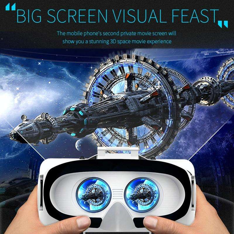 VR SHINECON G06E Virtual Reality 3D Video Glasses Suitable for 4.7 inch - 6.1 inch Smartphone wit...