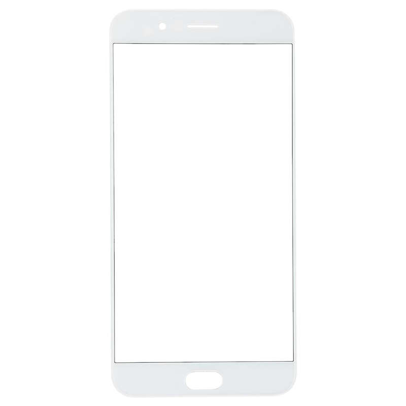 For OPPO R11 Plus Front Screen Outer Glass Lens (White)