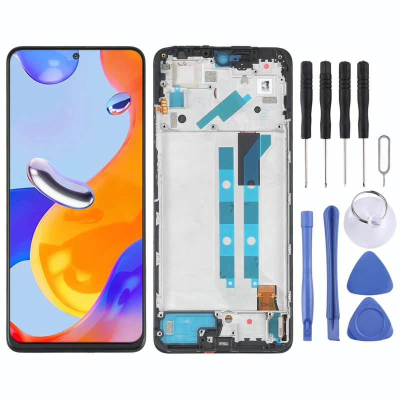 Original AMOLED LCD Screen For Xiaomi Redmi Note 11 Pro 4G / Redmi Note 11E Pro 5G / Poco X4 Pro ...