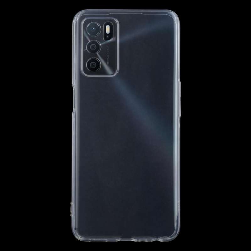 For OPPO A16 0.75mm Ultra-thin Transparent TPU Soft Protective Case