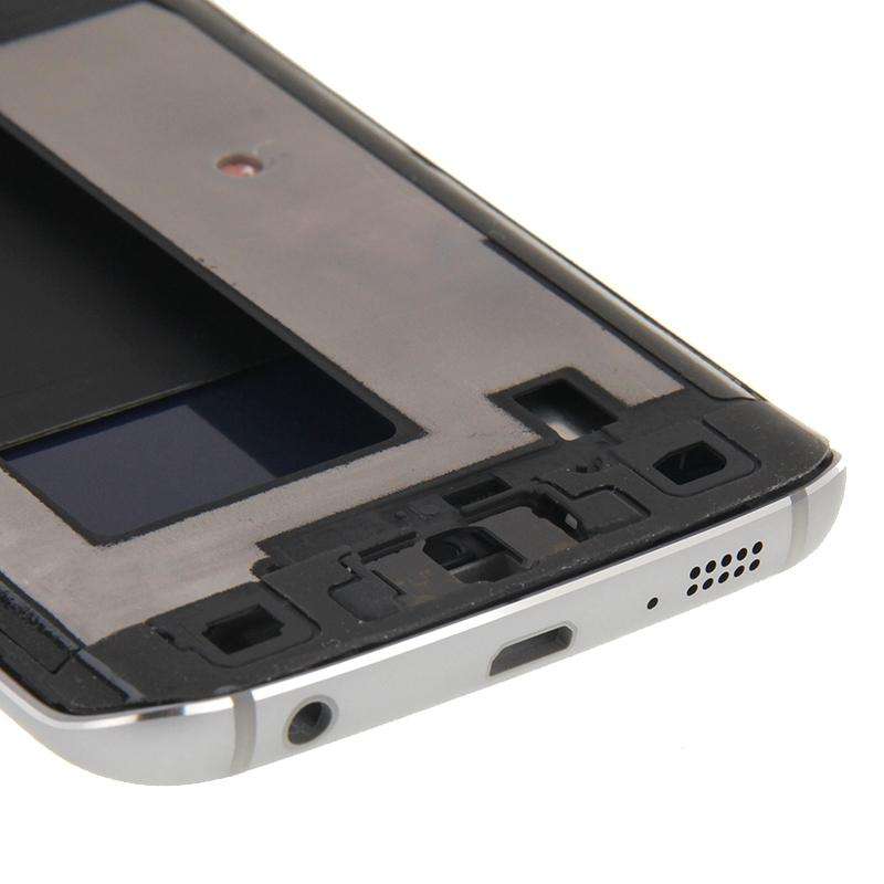 For Galaxy S6 Edge / G925 Full Housing Cover (Front Housing LCD Frame Bezel Plate + Back Plate Ho...
