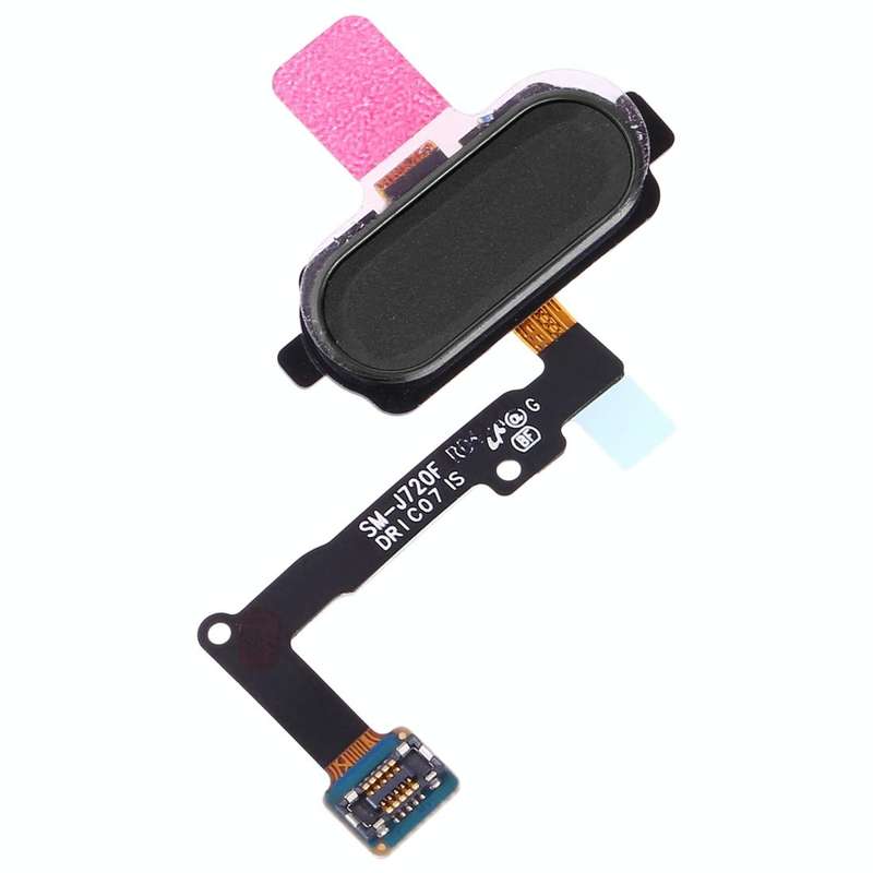 For Galaxy J7 Duo SM-J720F Fingerprint Sensor Flex Cable(Black)