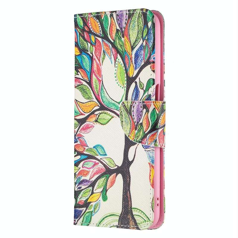 For OPPO A54 4G / A55 5G Colored Drawing Pattern Horizontal Flip Leather Case with Holder & Card ...