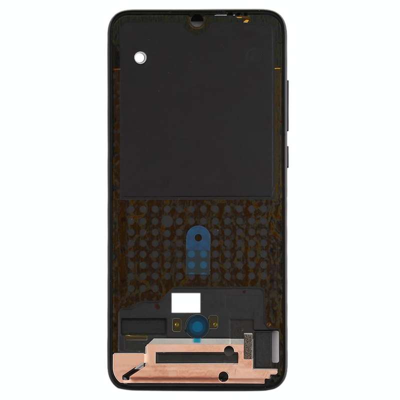 Front Housing LCD Frame Bezel Plate for Xiaomi Mi CC9 / 9 Lite(Black)