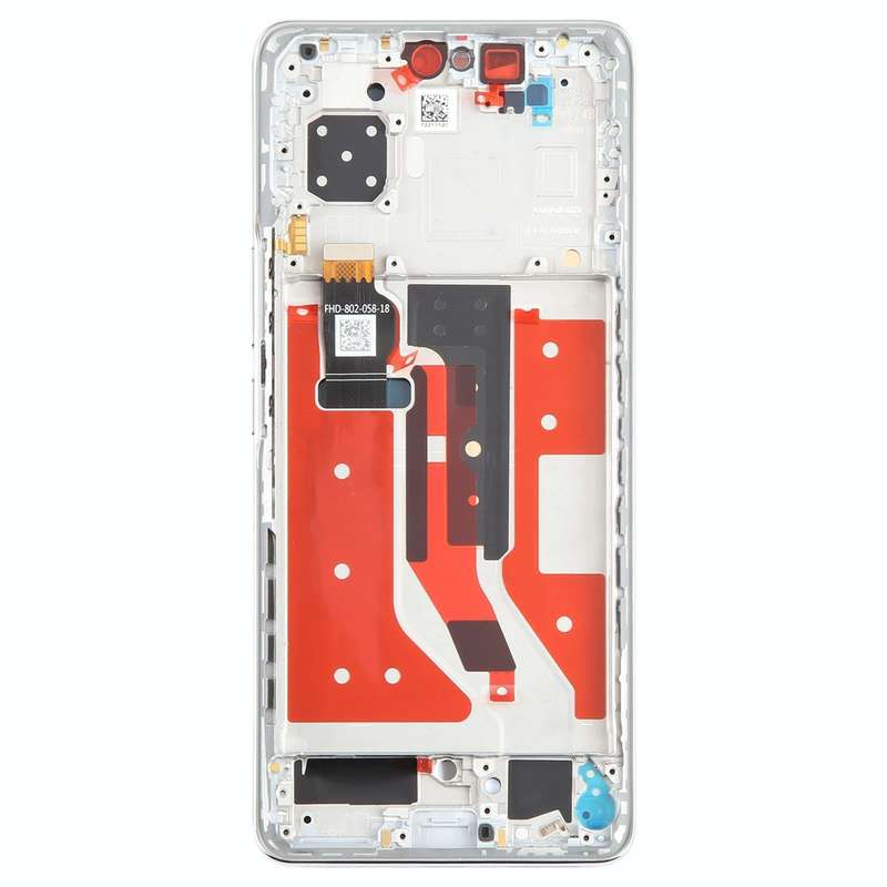 For Honor 80 Pro Original LCD Screen Digitizer Full Assembly with Frame (Silver)