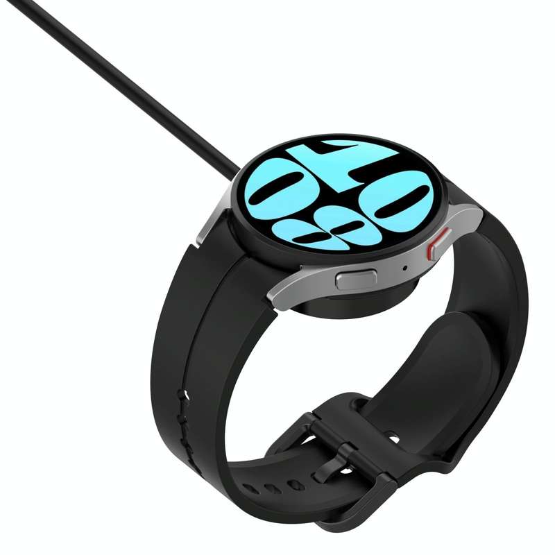 For Samsung Galaxy Watch 6 Classic Magnetic USB Interface Watch Charger(Black)