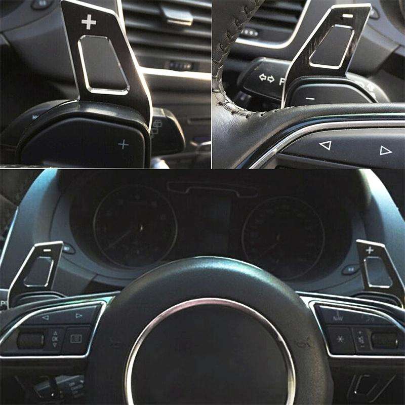 Car Modification Aluminum Paddle Shift Extensions for Audi A3 / S3 2017-2020 Steering Wheel Gear ...