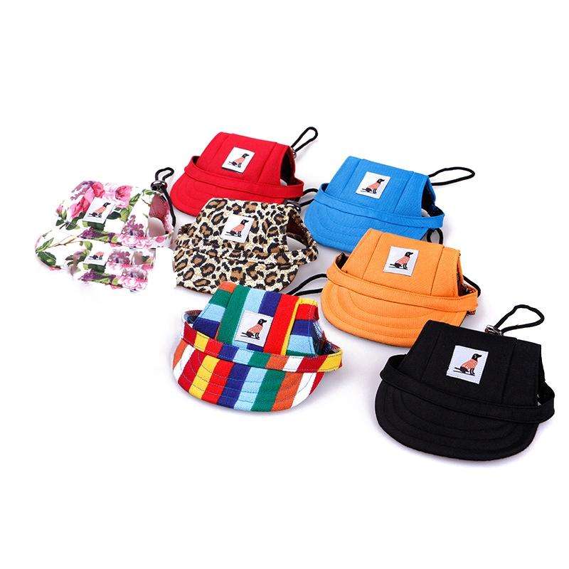 Pet Accessories Adjustment Buckle Baseball Cap, Size: S(Blue)