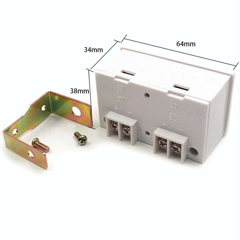 LCD Digital Display Punch Magnetic Induction Reciprocating Rotary Electronic Counter