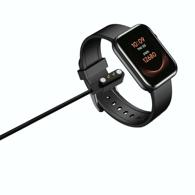 For Noise Colorfit Pro 3 Smart Watch Magnetic Charging Cable, Length: 1m(Black)