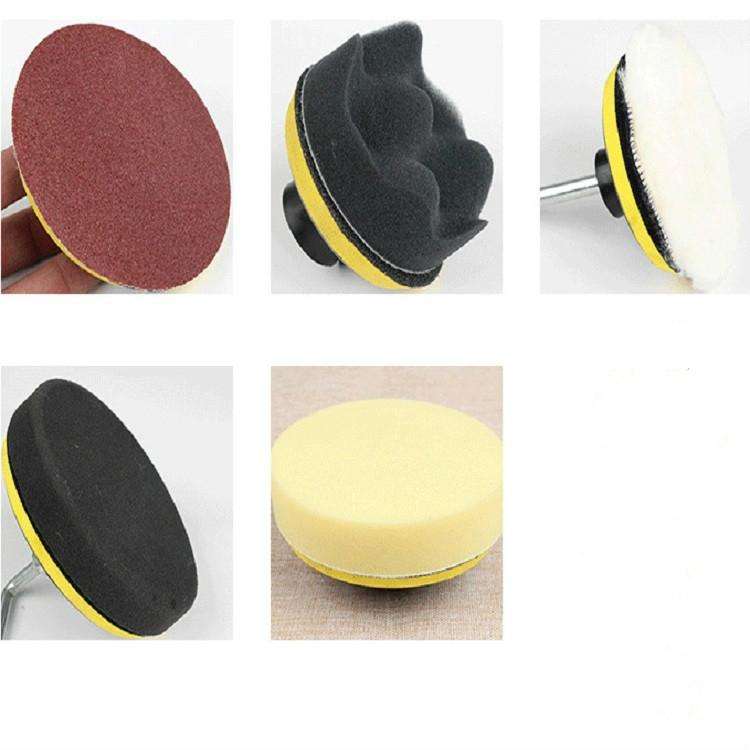 5 PCS Polishing Disc Self-adhesive Sponge Disc Pneumatic Sandpaper Suction Cup, Size:125mm M14