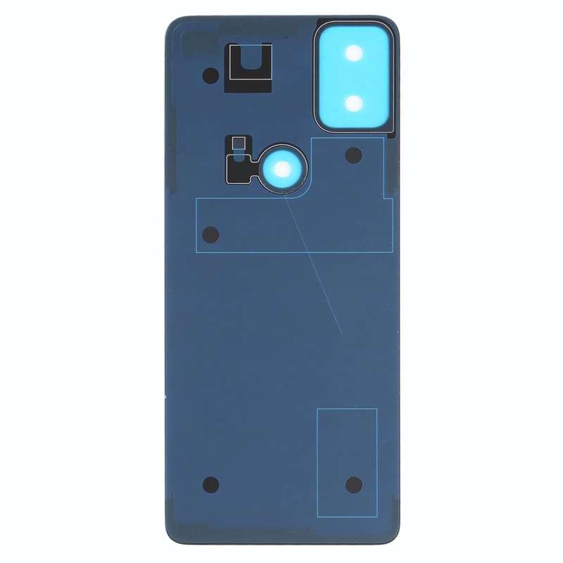 For Alcatel 3X 2020 5061 5061K 5061U Glass Battery Back Cover  (Black)