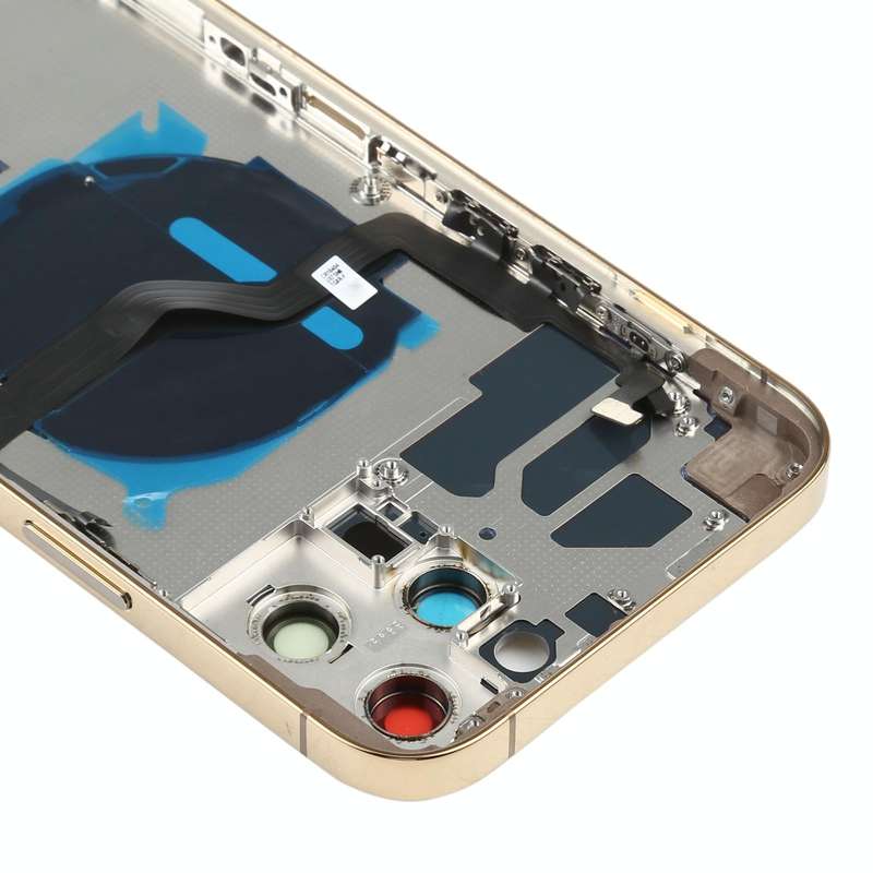 Battery Back Cover (with Side Keys & Card Tray & Power + Volume Flex Cable & Wireless Charging Mo...