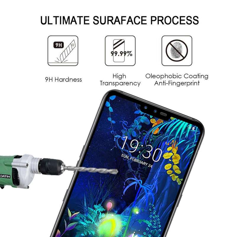 For LG V50 ThinQ 5G Full Glue Full Screen Tempered Glass Film