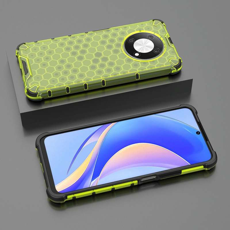 For Huawei nova Y90 4G Honeycomb Phone Case(Green)