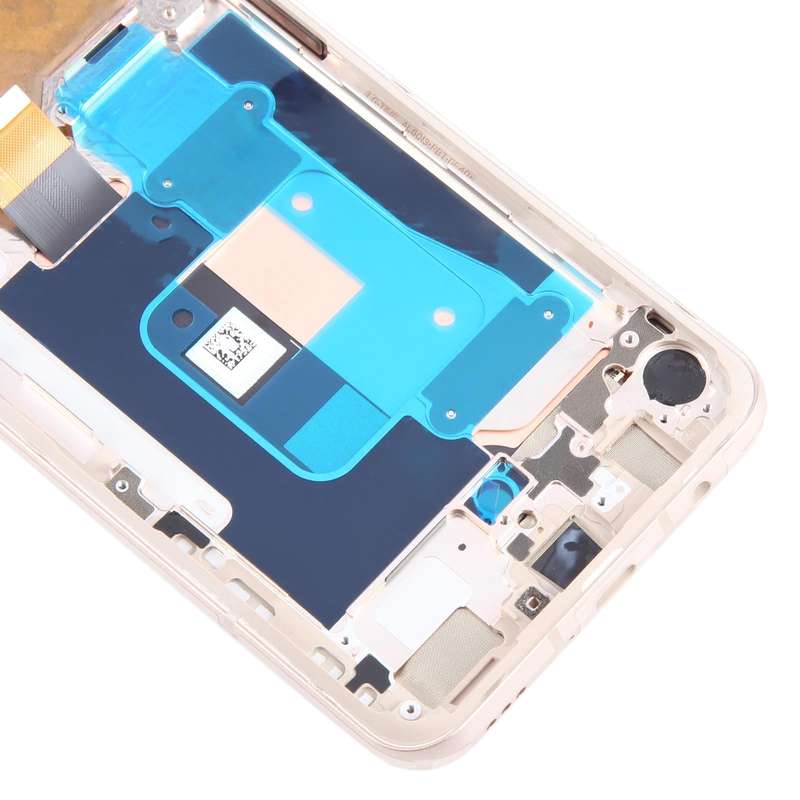 For LG V60 ThinQ KR Version Original LCD Screen Digitizer Full Assembly with Frame (Gold)