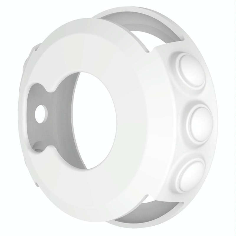 Solid Color Silicone Watch Protective Case for Garmin Fenix 5(White)
