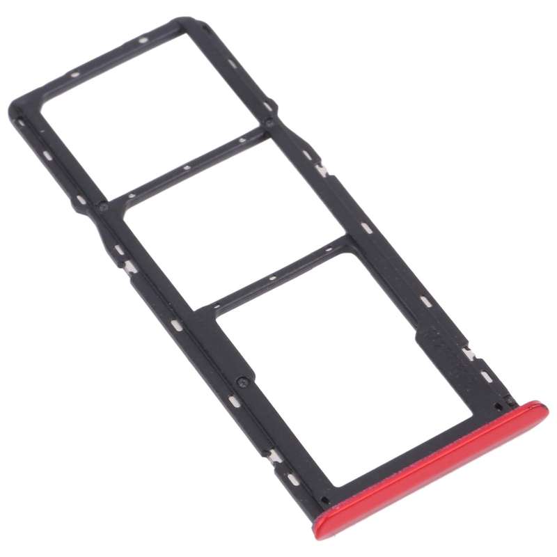 For OPPO Realme C3 RMX2027, RMX2020, RMX2021  SIM Card Tray + SIM Card Tray + Micro SD Card Tray ...
