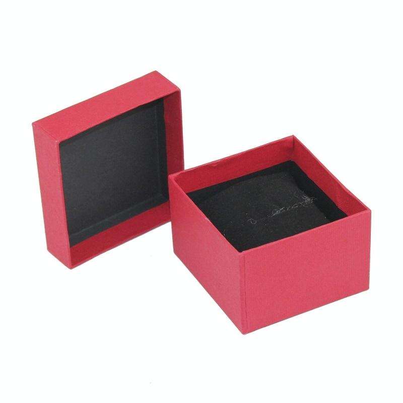 3 PCS Exquisite Silver Jewelry Packaging Gift Box,Random Color Delivery (7.5x7.5cm Square Box)
