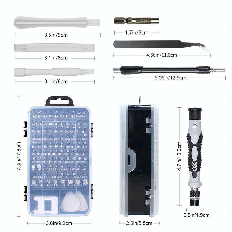 115 in 1 Precision Screw Driver Mobile Phone Computer Disassembly Maintenance Tool Set(Purple)