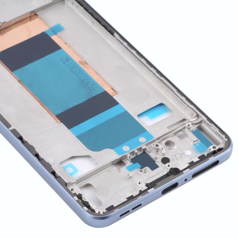 Front Housing LCD Frame Bezel Plate for Xiaomi Redmi K40S / Poco F4(Blue)