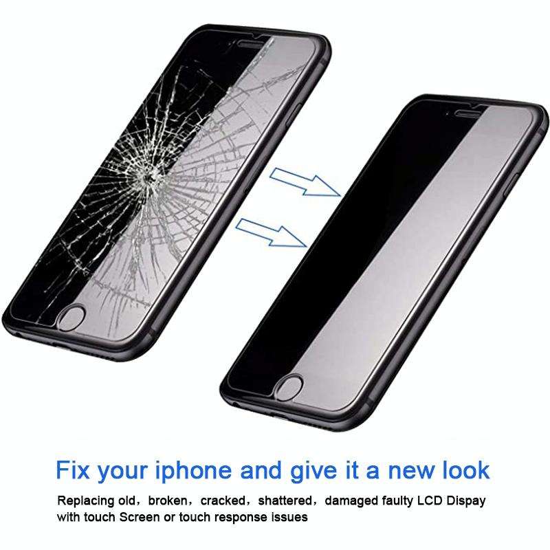 TFT LCD Screen for iPhone 7 with Digitizer Full Assembly include Front Camera (White)
